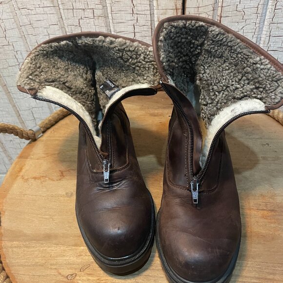Waterproof Sheepskin Warm Winter Booties Made In Canada 8 - Picture 6 of 8